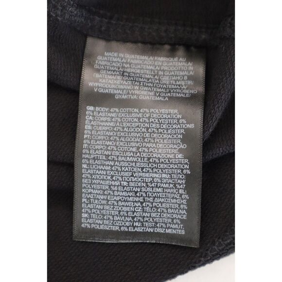 The North Face NF0A7USNJK3 Men's Sz M Black L/S Terry Crewneck Tee Shirt - Picture 7 of 10